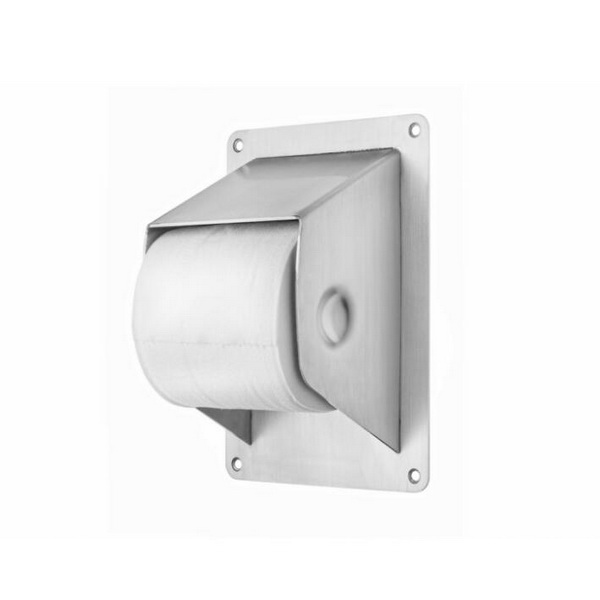 Wall mounted anti-ligature SS304 toilet roll holder