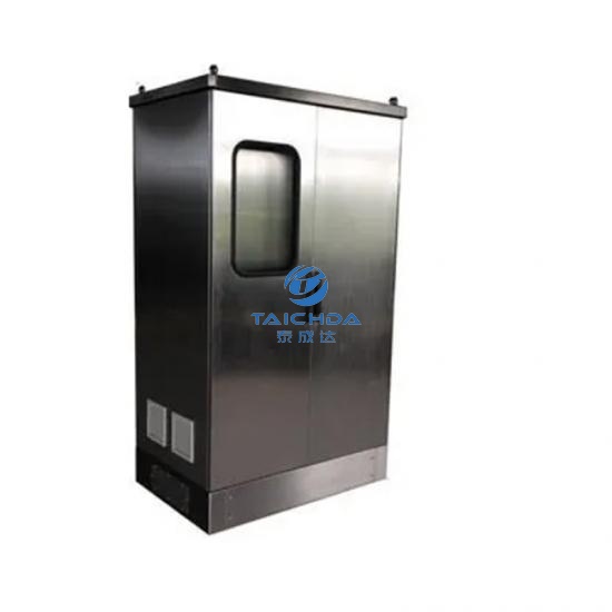 Outdoor stainless steel distribution control panel cabinets