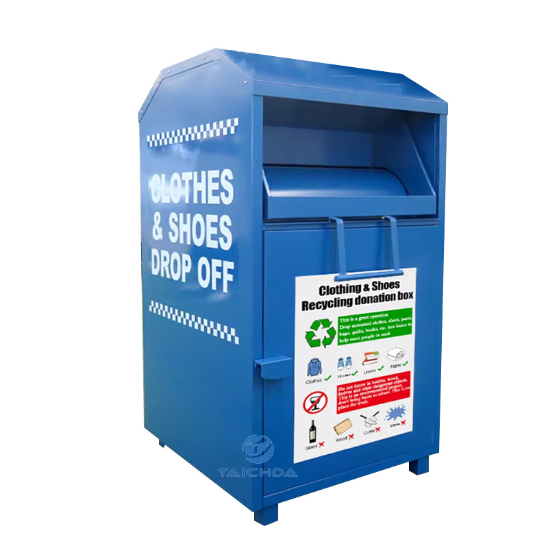 anti-theft clothes donation bin