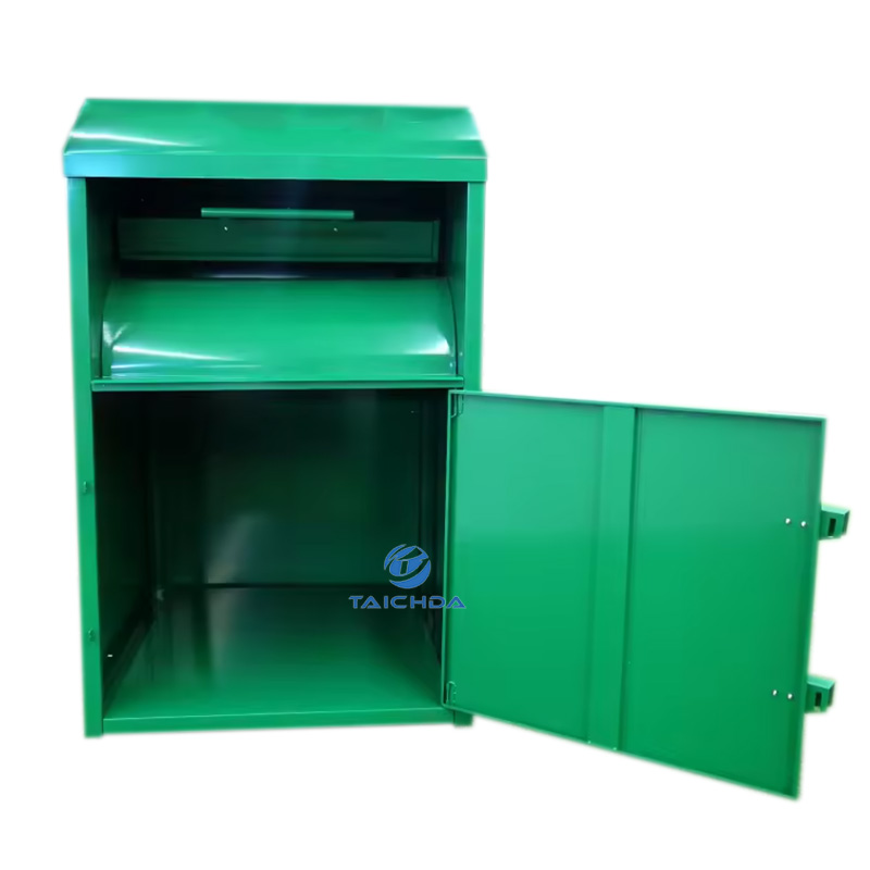 used clothes donation box