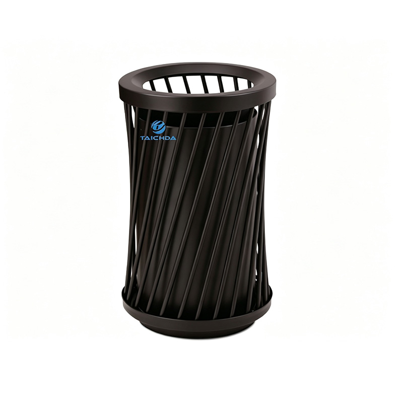 Decorative Steel Trash Can