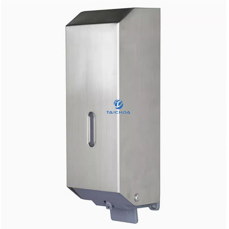 Customization Hotel Wall Mounted Stainless Steel Manual Foam Soap Dispenser